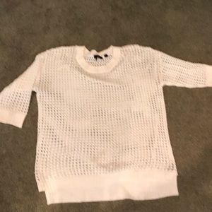 White spring/summer sweater